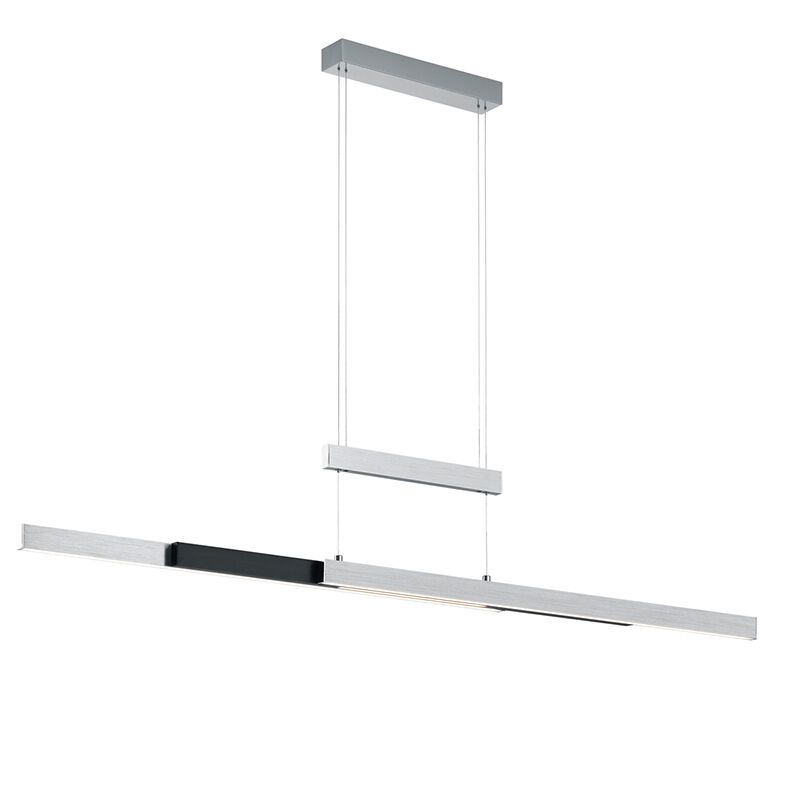 Chromen eettafel hanglamp modern, Jessey, 45W, warm tot koud wit verstelbare LED Chromen eettafel hanglamp modern, Jessey, 45W, warm tot koud wit verstelbare LED