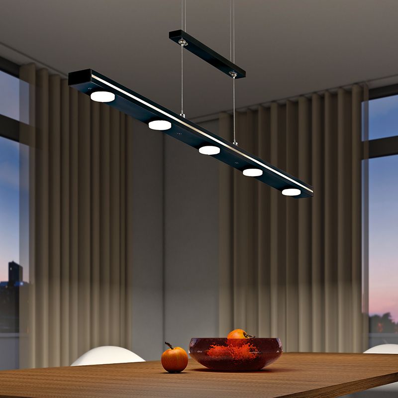 Zwarte hanglamp modern, Awa, 3,5W, warm tot koud wit verstelbare LED