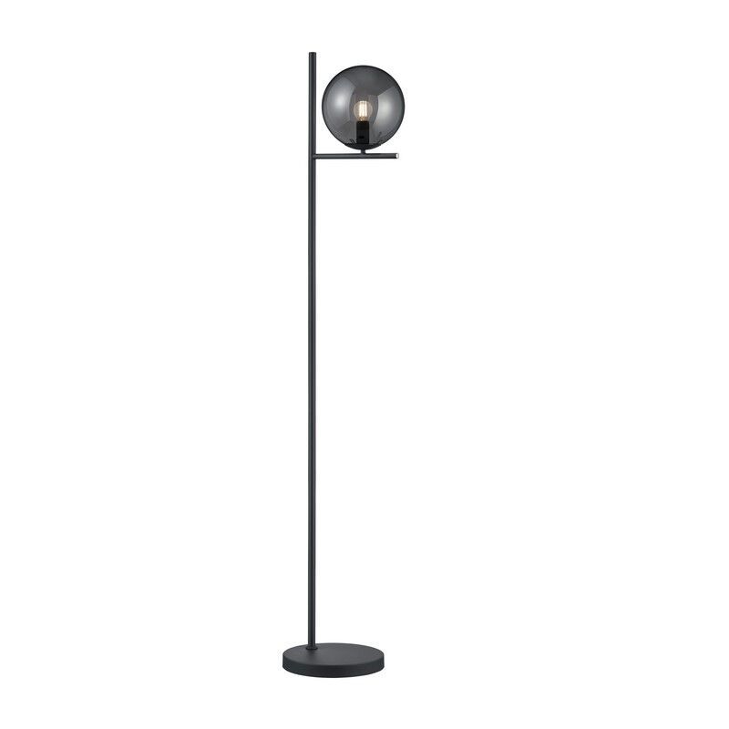 Antraciete vloerlamp modern, Silkis, met schakelaar