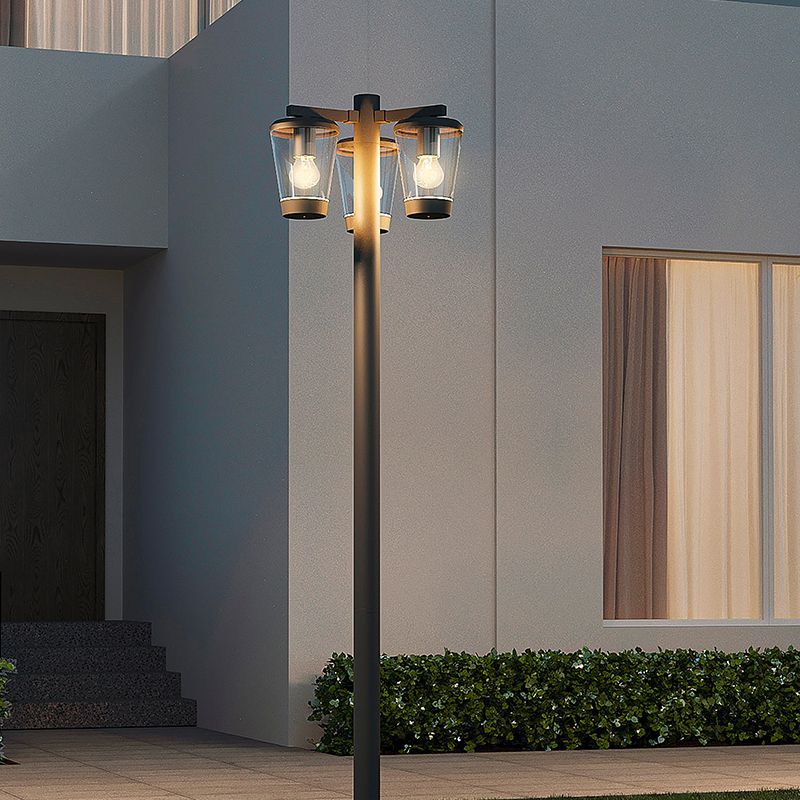 Moderne buitenlamp Kerstin, antraciet, aluminium, IP44 Moderne buitenlamp Kerstin, antraciet, aluminium, IP44