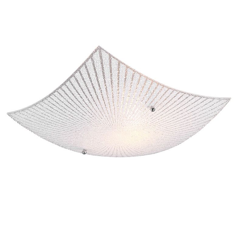 Chromen plafonnière Quinten, metaal Chromen plafonnière Quinten, metaal