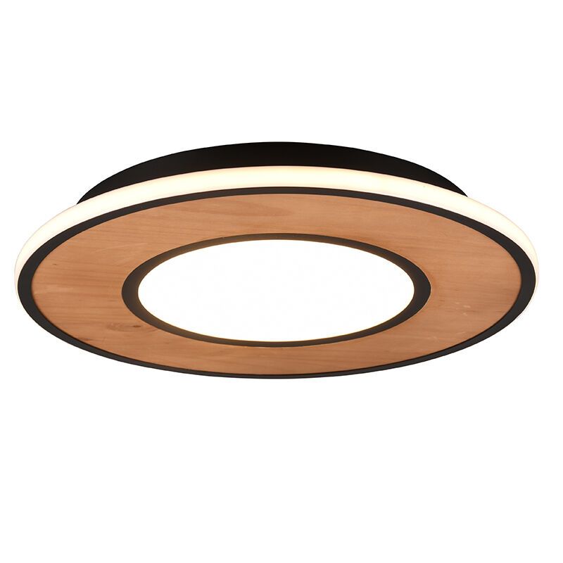 Moderne plafonnière hout, Cengiz, 37W, 3000K LED