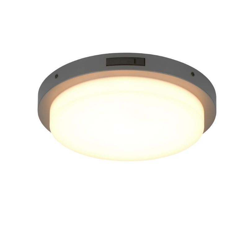 Antraciete buiten wandlamp met bewegingssensor metaal, Prashant, 14W, white switch LED, IP54 Antraciete buiten wandlamp met bewegingssensor metaal, Prashant, 14W, white switch LED, IP54