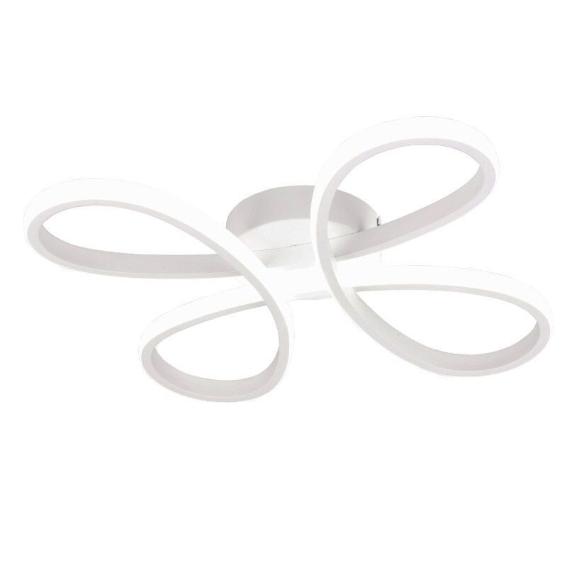 Witte plafondlamp design, Vikash, 25W, 4000K LED, 3-staps dimbaar