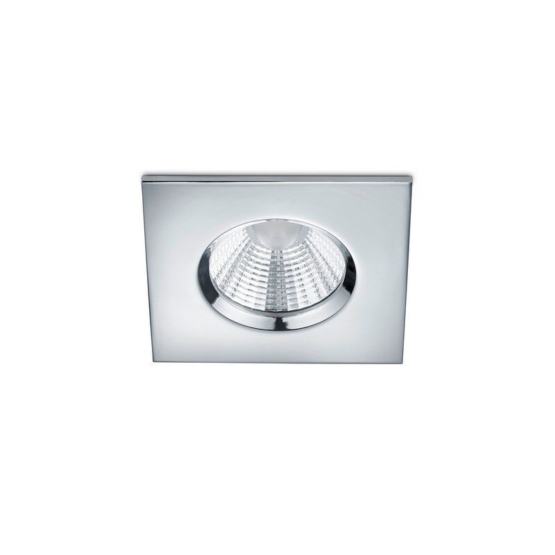 Chrome badkamer inbouwspot Iman, metaal, IP65, 5 watt