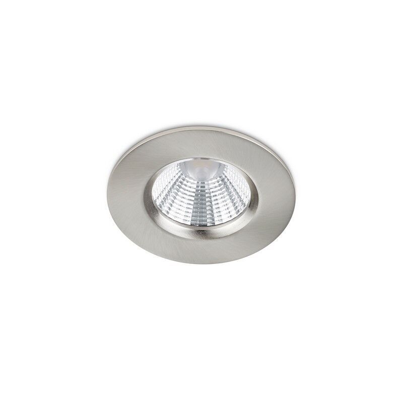 Nikkelen badkamer inbouwspot Iman, metaal, IP65, 5 watt Nikkelen badkamer inbouwspot Iman, metaal, IP65, 5 watt