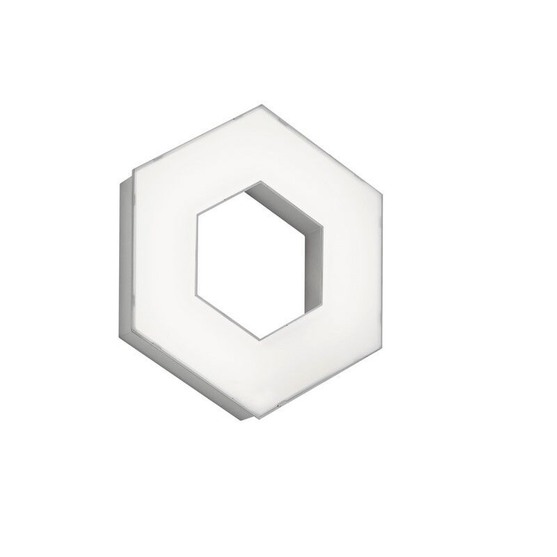 Witte plafonniere Kojo, kunststof, modern, 8 watt