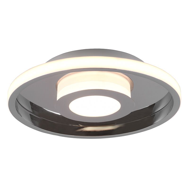 Moderne badkamer plafondlamp Kayla, chroom, metaal, geïntegreerde LED Moderne badkamer plafondlamp Kayla, chroom, metaal, geïntegreerde LED