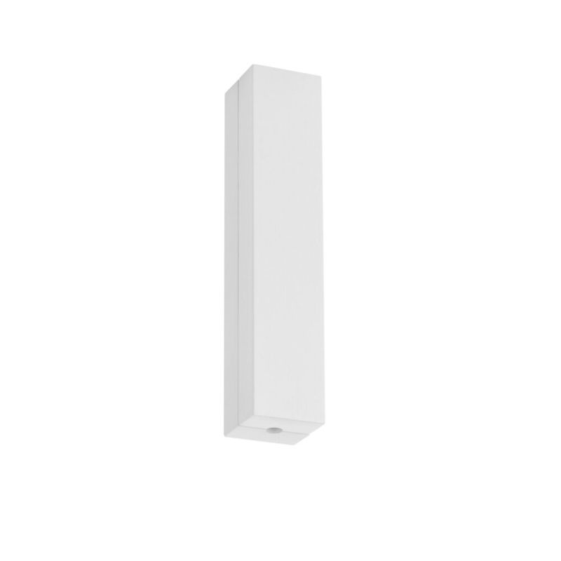 Witte kabelkorter voor 2 fase railverlichting hanglampen Witte kabelkorter voor 2 fase railverlichting hanglampen