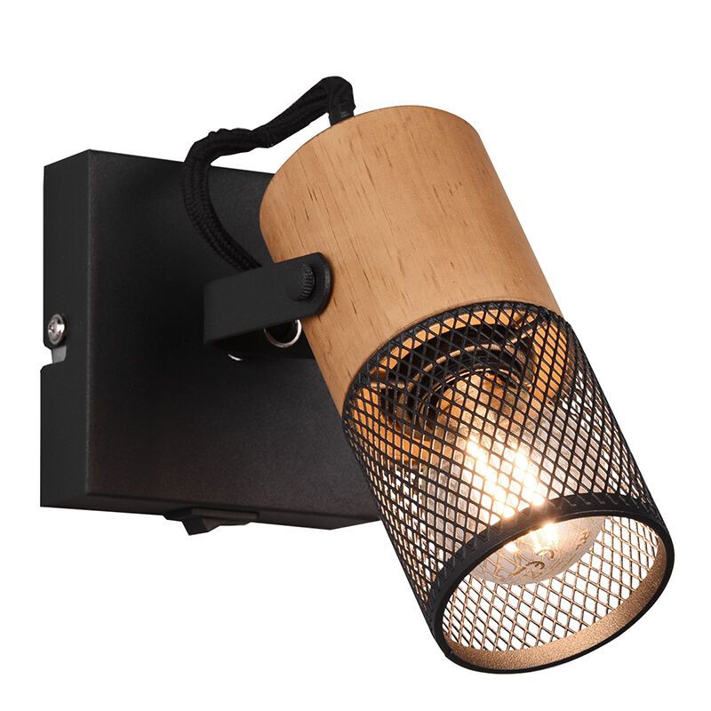 Vintage wandspot Jessica, zwart Vintage wandspot Jessica, zwart