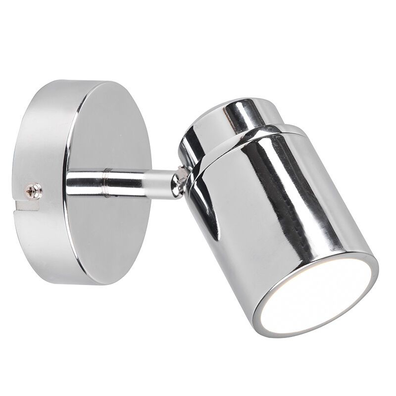Moderne plafondlamp Nelis, chroom, metaal, IP44 Moderne plafondlamp Nelis, chroom, metaal, IP44