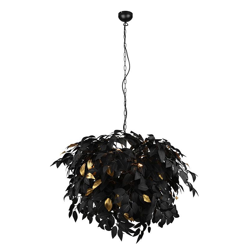 Zwarte hanglamp retro, Urwa