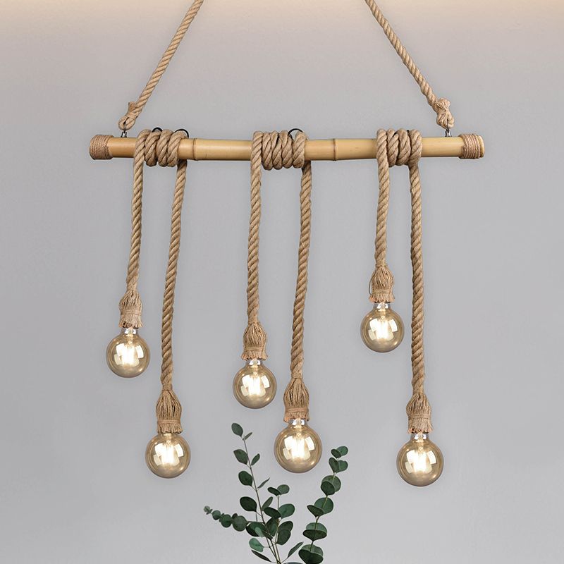 Moderne hanglamp Joaquin, bruin