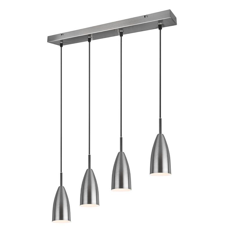 Moderne hanglamp Celia, nikkel, metaal