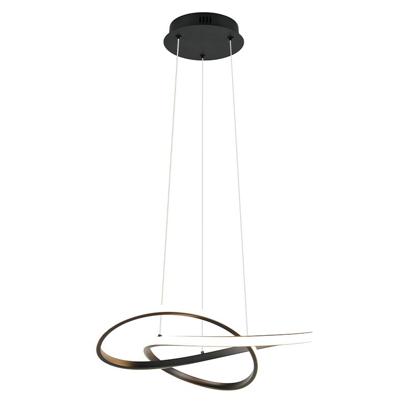Zwarte hanglamp modern, Rabiaa