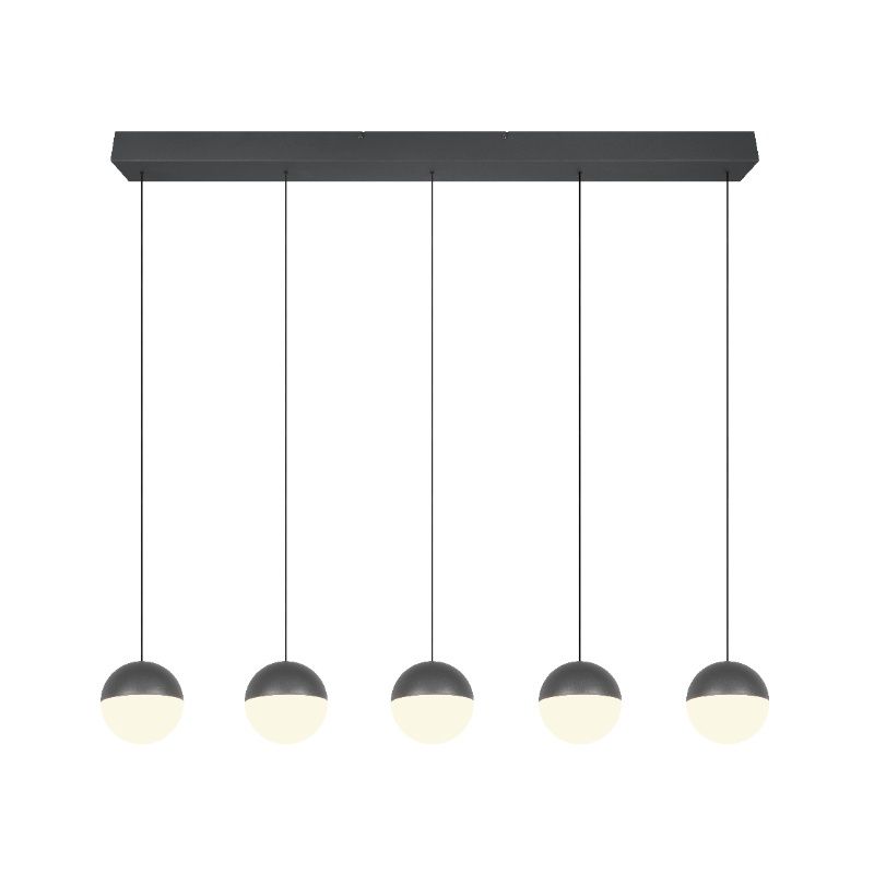 Antraciete hanglamp modern, Rigtje