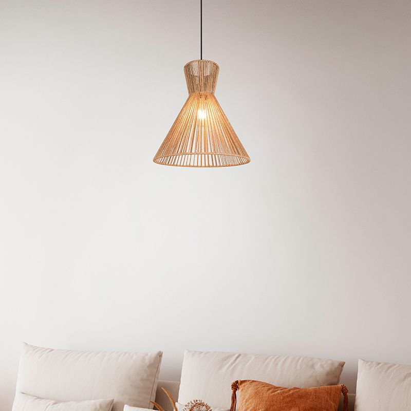 Papieren hanglamp bruin, Ramazan