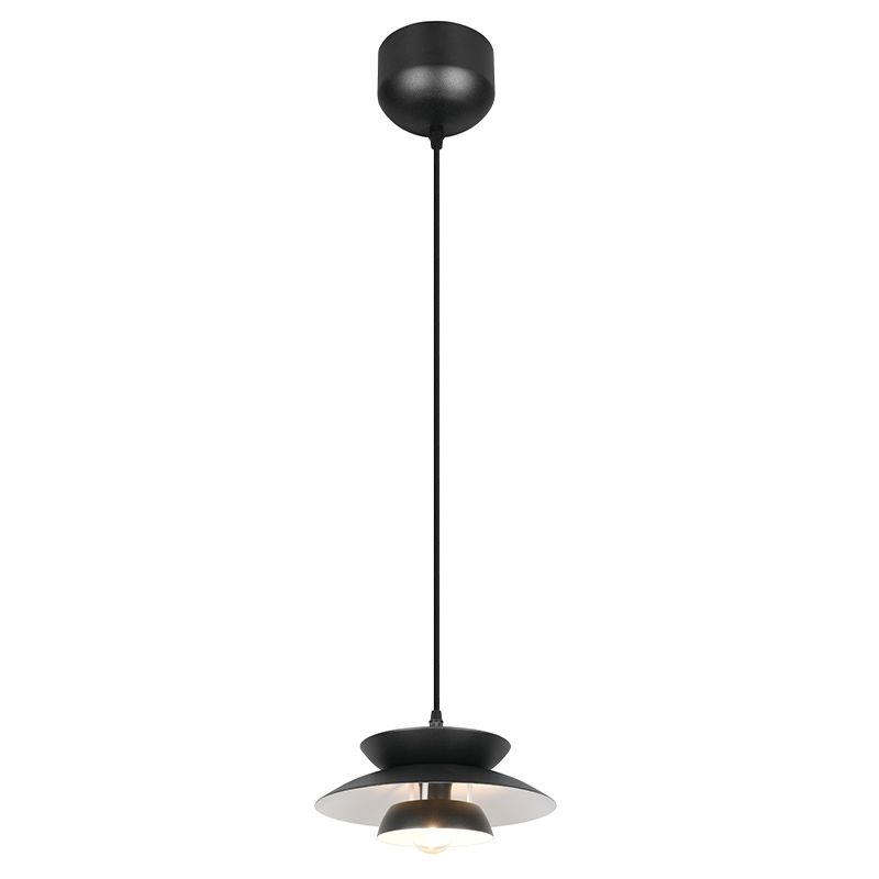 Zwarte hanglamp modern, Tomislav