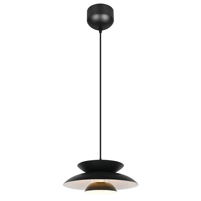 Zwarte hanglamp modern, Tomislav
