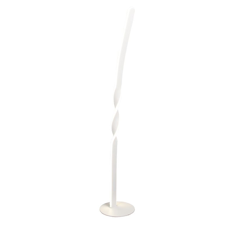 Witte vloerlamp design, Quirinus, 19W, 4000K LED, met schakelaar