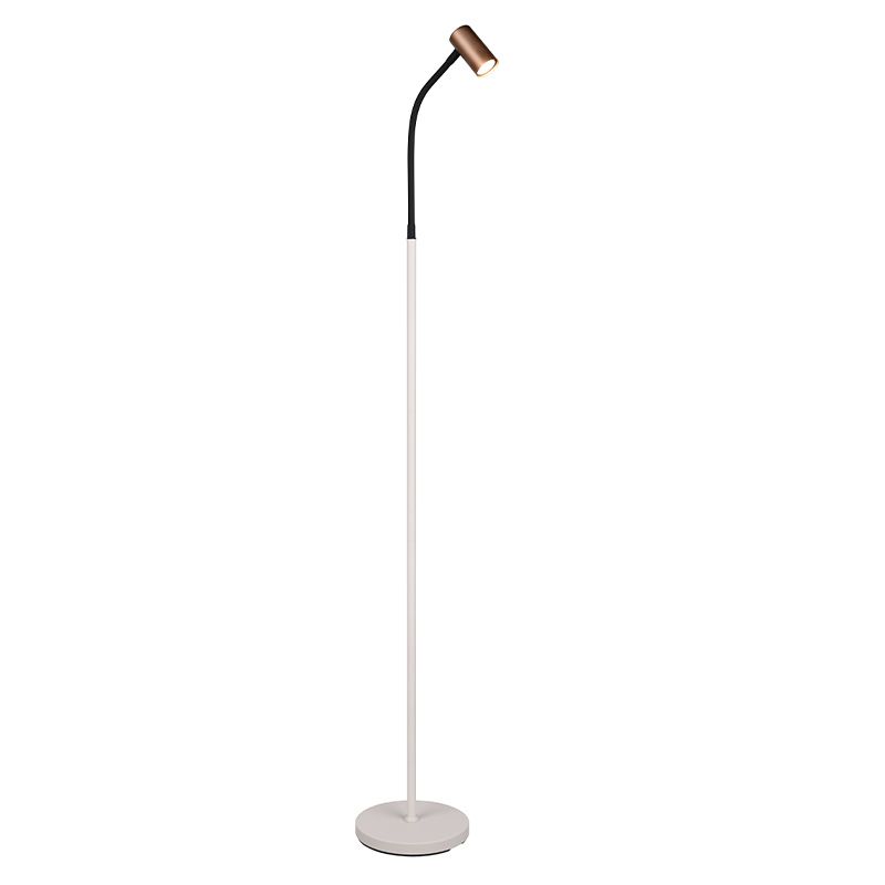 Bruine vloerlamp modern, Suradj, met schakelaar