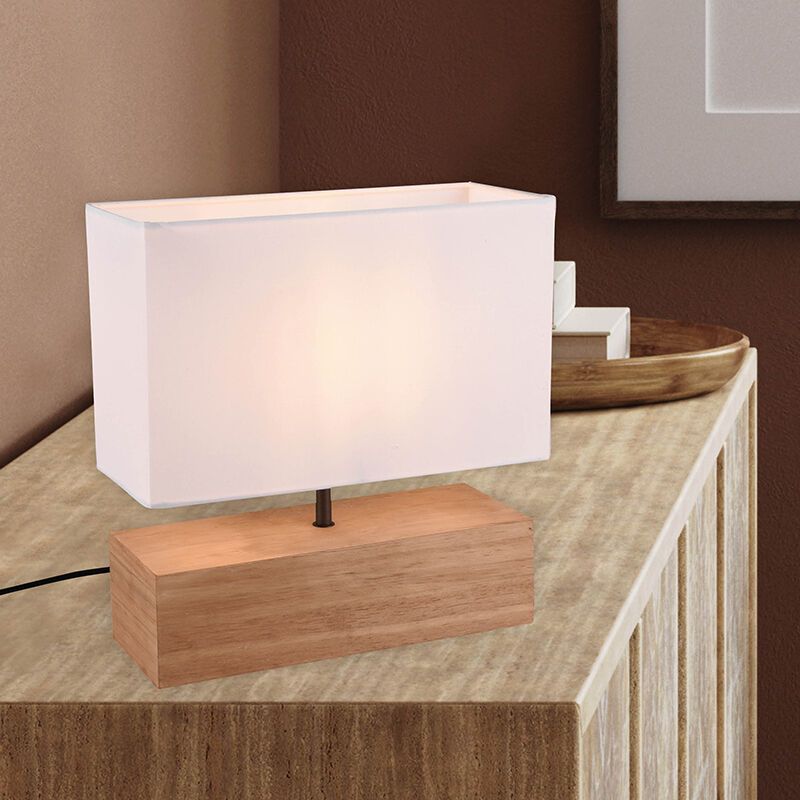 Moderne tafellamp Job, bruin Moderne tafellamp Job, bruin