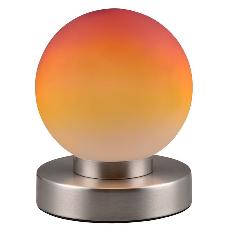 Nikkelen tafellamp metaal, Serdal, met schakelaar Nikkelen tafellamp metaal, Serdal, met schakelaar