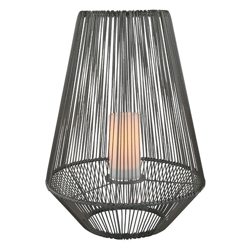 Grijze buiten tafellamp op zonne-energie modern, Rochelle, 1W, 3000K LED, IP44
