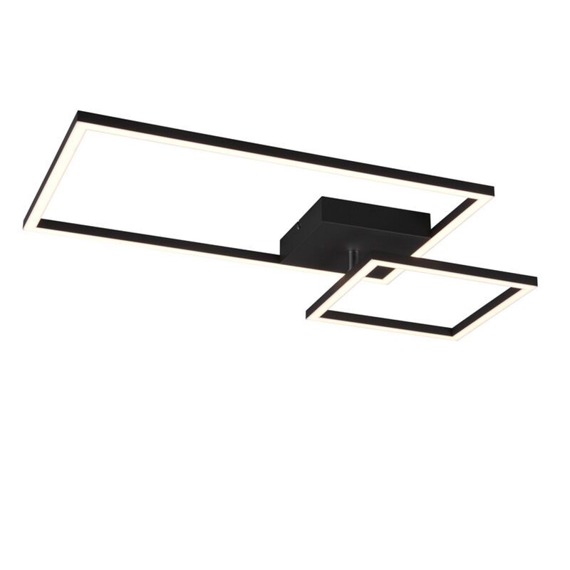 Zwarte plafonnière Binc, metaal, modern, 25w, 4000K LED Zwarte plafonnière Binc, metaal, modern, 25w, 4000K LED
