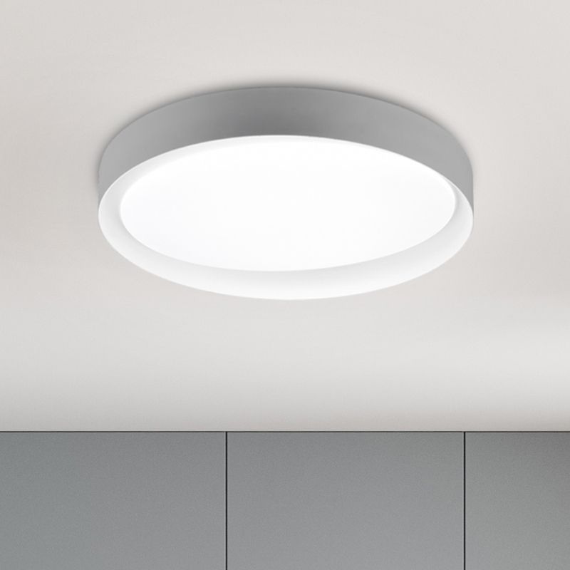 Grijze plafonnière, Joas, 24W, warm tot koud wit verstelbare LED, met afstandsbediening Grijze plafonnière, Joas, 24W, warm tot koud wit verstelbare LED, met afstandsbediening