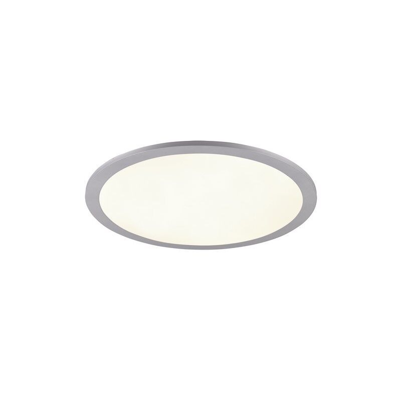 Taupe plafonniere Odion, kunststof, modern, 20 watt Taupe plafonniere Odion, kunststof, modern, 20 watt