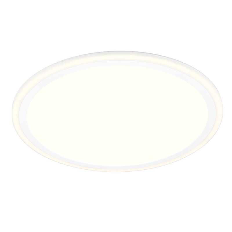 Witte plafonnière modern, Omaima, 17W, 3000K LED Witte plafonnière modern, Omaima, 17W, 3000K LED