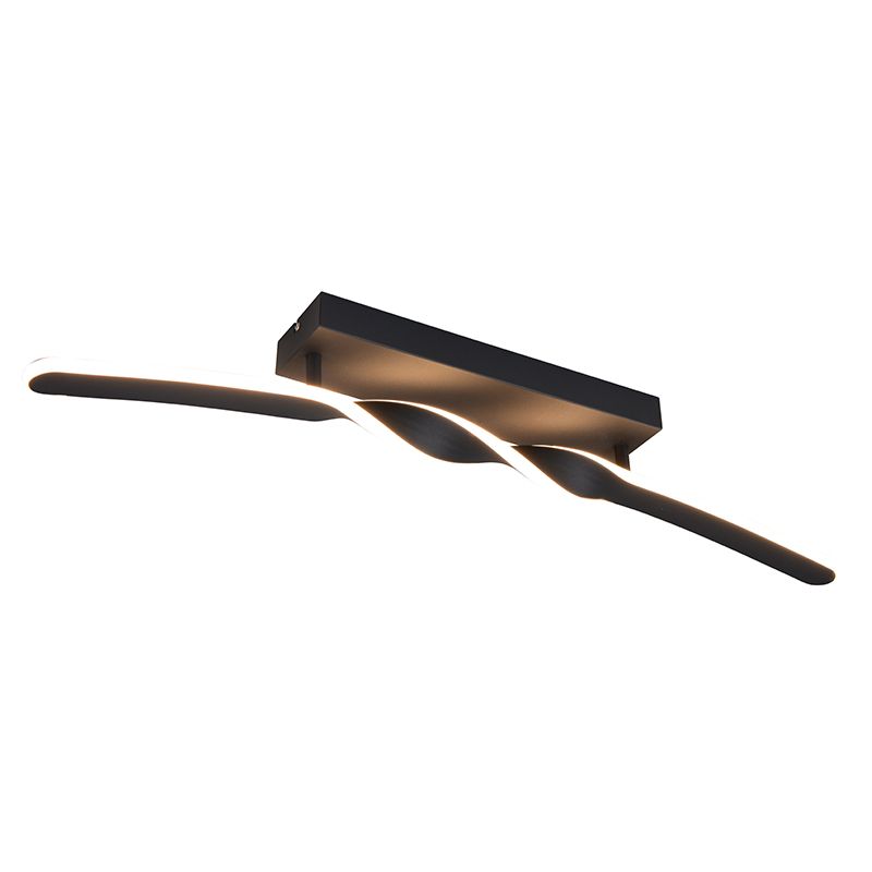Zwarte plafondlamp design, Quirinus, 18W, 4000K LED Zwarte plafondlamp design, Quirinus, 18W, 4000K LED