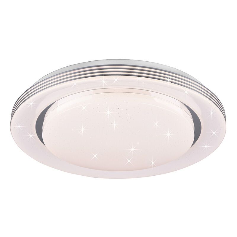 Witte plafonnière modern, Alpha, 22,5W, warm tot koud wit verstelbare LED, met afstandsbediening Witte plafonnière modern, Alpha, 22,5W, warm tot koud wit verstelbare LED, met afstandsbediening