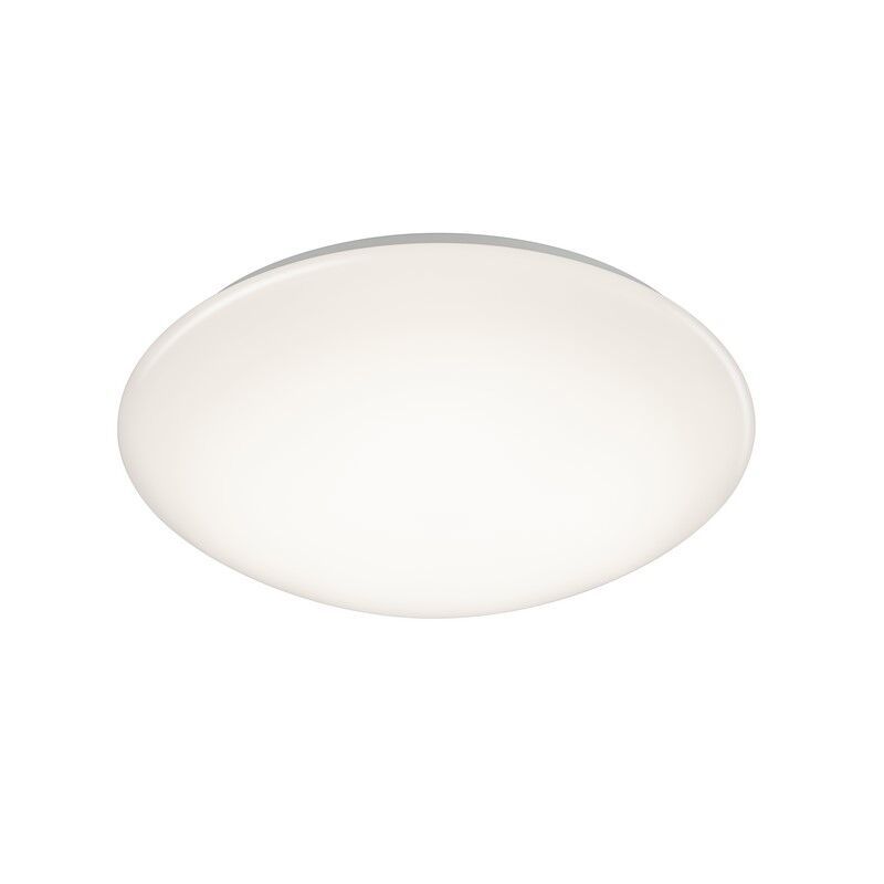 Witte badkamer plafondlamp Olabisi, kunststof, modern, 18 watt