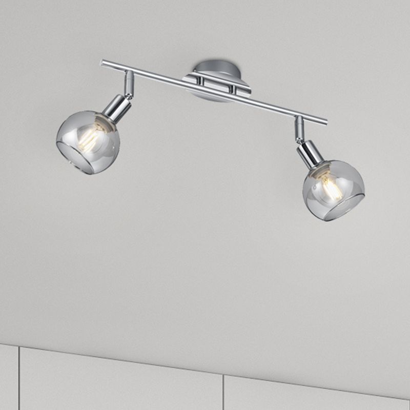 Chrome plafondspot Omari, metaal, modern Chrome plafondspot Omari, metaal, modern