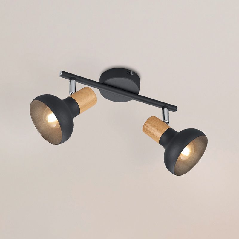 Zwarte plafondspot modern, Toos