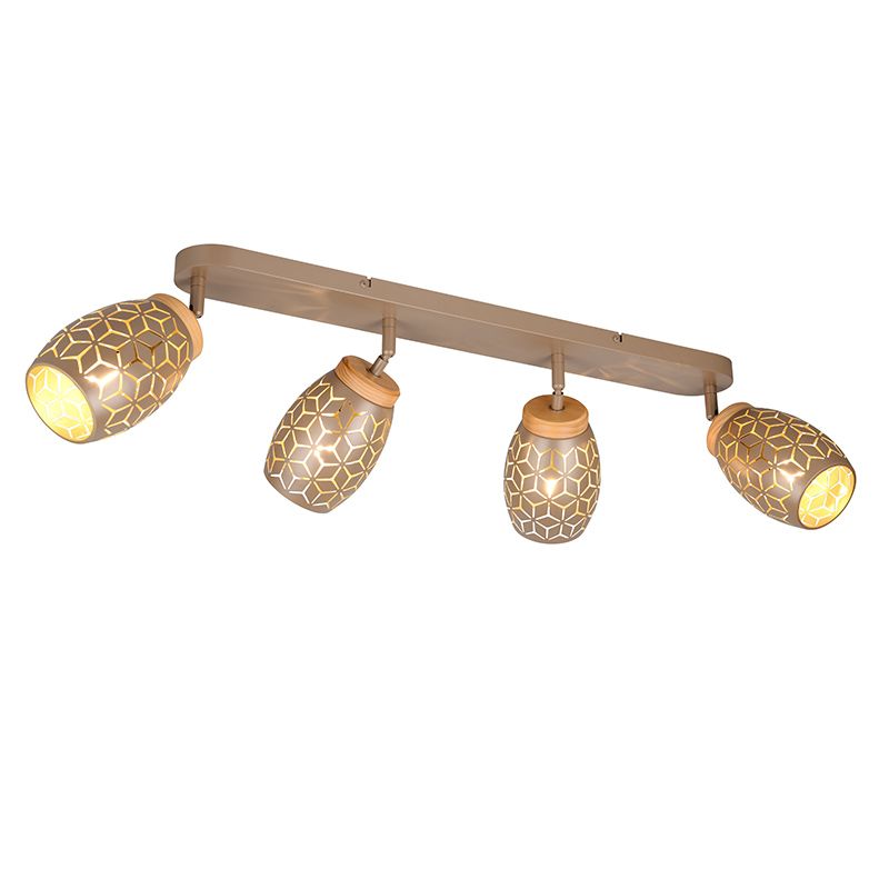 Bruine plafondspot modern, Delana