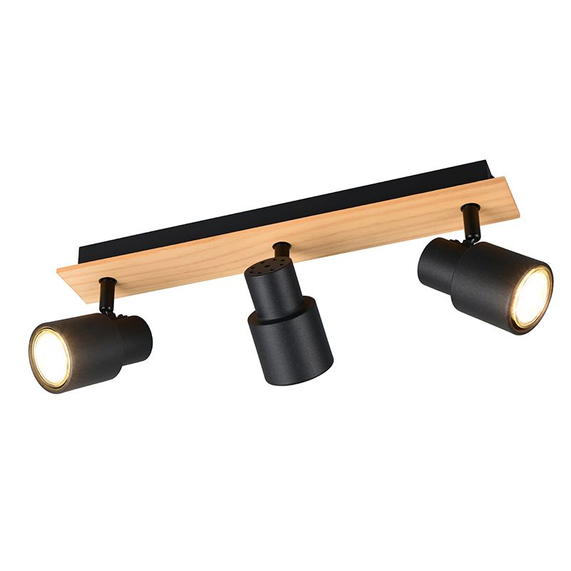 Zwarte plafondspot modern, Rajeev