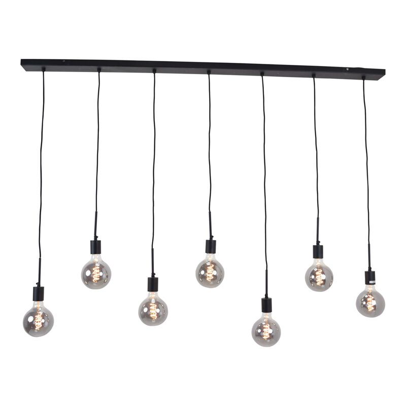 Industriële hanglamp Bolb, zwart, langwerpig Industriële hanglamp Bolb, zwart, langwerpig