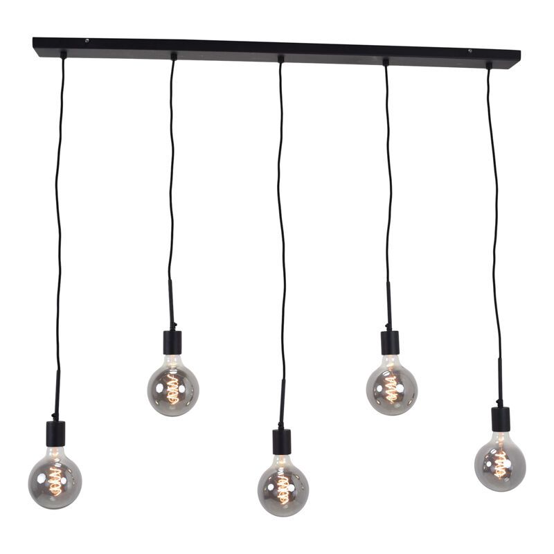 Industriële hanglamp zwart, Bolb Industriële hanglamp zwart, Bolb