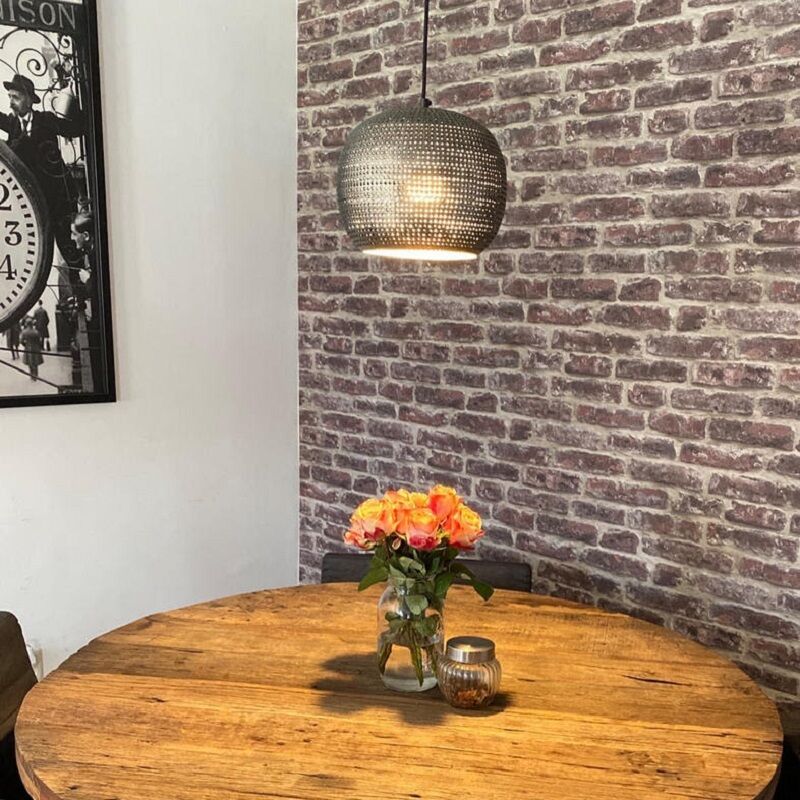 Industriële hanglamp koper, Fawwaz