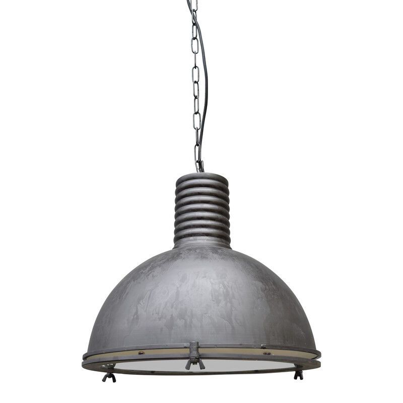 Vintage black hanglamp Descon, Industrieel