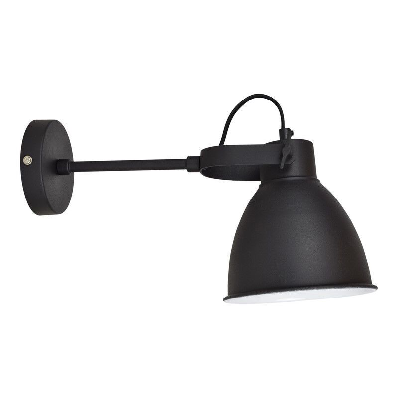 Industriële wandlamp zwart, Locker