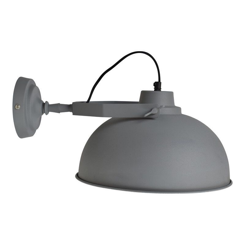 Industriële wandlamp grijs, Fellen