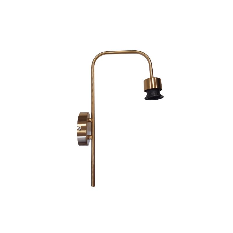 Moderne wandlamp zonder kap goud, Miel Moderne wandlamp zonder kap goud, Miel
