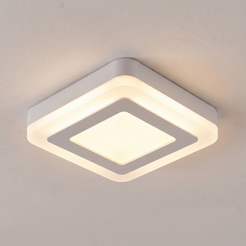 Haley plafondlamp met lichtgevende rand, 8W, 6400K Haley plafondlamp met lichtgevende rand, 8W, 6400K