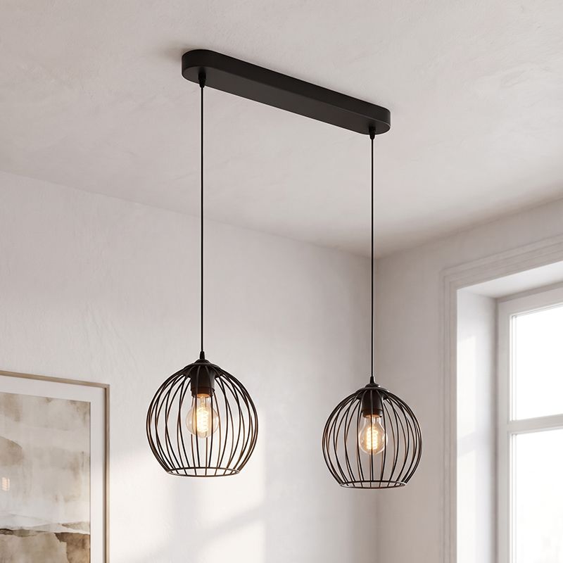 Industriële hanglamp zwart, Wiro