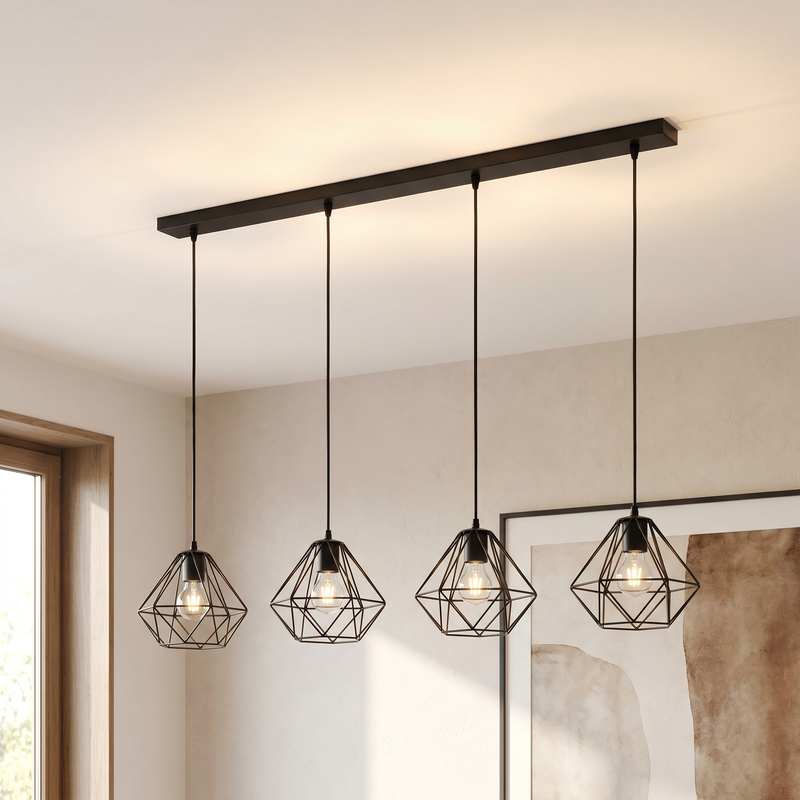 Industriële hanglamp zwart, Jochem Industriële hanglamp zwart, Jochem