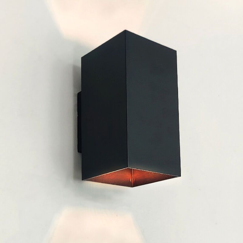 Moderne up down wandlamp Dalila, zwart, aluminium Moderne up down wandlamp Dalila, zwart, aluminium
